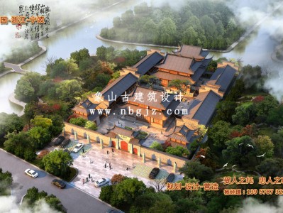 六安天福寺重建规划效果图